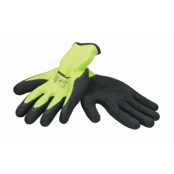   DEDRA Latex-Schutzhandschuhe, Schaum-beschichtet, Größe 10 BH1007R10