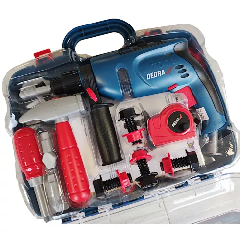 DEDRA Játékfúró + szerszámkészlet 25 részes  M315.004