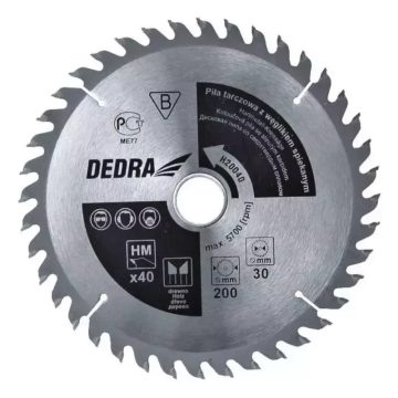 DEDRA Karbidos körfűrészlap fához 500x60x30 H50060