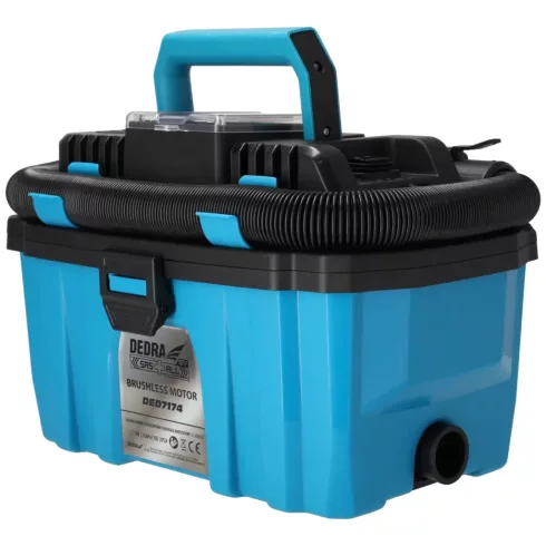 DEDRA Akkumulátoros műhelyporszívó 18V  kefenélküli DED7174