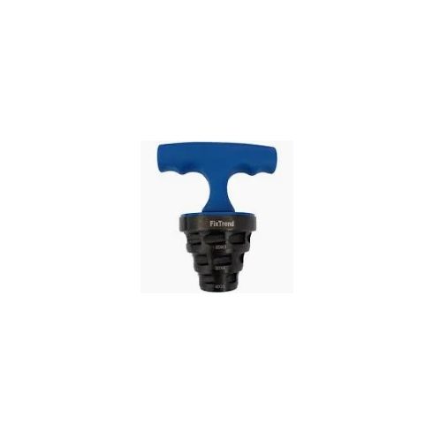 FixTrend csőkalibráló és sorjázó, ötrétegű csőhöz, kézi T-fogantyú  racsnis 40-63mm