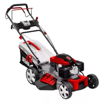  DEDRA Önjáró Benzinmotoros fűnyíró 3,6 kW 53 ccm 196cc sebességszabályozás 2 kés Loncin motor  DED8725Q-53L
