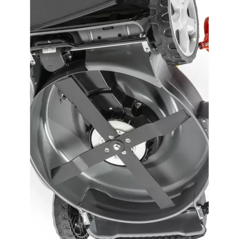 DEDRA Self-Propelled Petrol Lawn Mower, 3.6 kW, 53 cm, 196cc, Variable Speed, Dual Blade, Loncin Engine – DED8725Q-53L