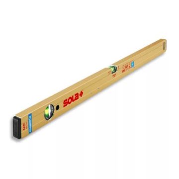   SOLA AZM 150 Aluminium Magnetic Spirit Level, Gold, 150 cm – 01821501