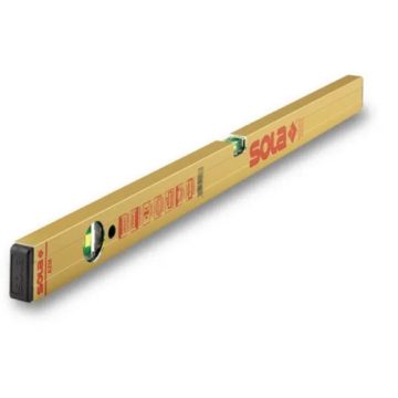   SOLA AZM 180 Aluminium-Magnet-Wasserwaage, Gold, 180 cm – 01821601