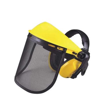 Homlokpántos arcvédő rostély