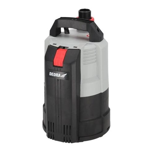 DEDRA Tauchpumpe mit Flachsaugung, 350 W, für klares Wasser – DED8848