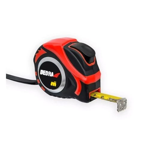 DEDRA Mágnes mérőszalag kétoldalas számozással 5m/19mm automata blokkolás, gumi borítás   M591P