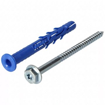    RAWL FF1 10x100 Rahmendübel mit Sechskantflanschschraube (25 Stk./Box) – 57256