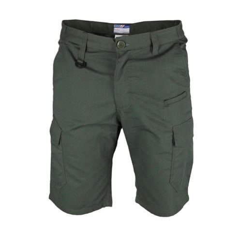 DEDRA Rövid munkanadrág ripstop L/52 méret, anyagsúly 220g/m2 sötétzöld  BH31AST-L