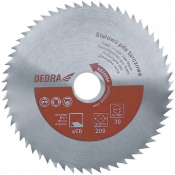   DEDRA Universelle Stahl-Kreissägeblatt, 400 × 80 × 30 mm, HS40080