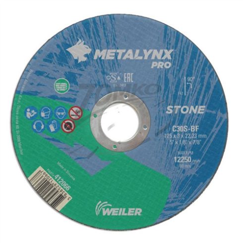 METALYNX MAX ALUMINIUM vágókorong 125x3,0x22,2 E54A30S-BF