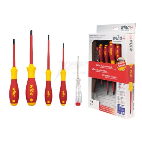WIHA SoftFinish electric VDE csavarhúzó készlet SL+SL/PZ+fázisceruza