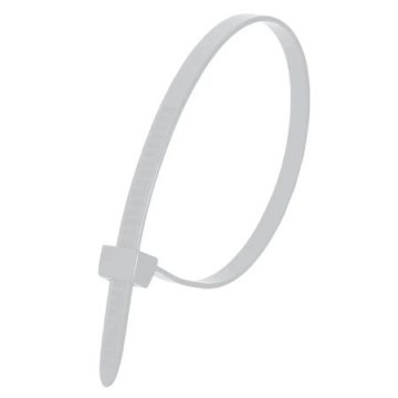   DEDRA Többször használható kábelkötegelő fehér 4,8x300mm, 50db  11BV48303