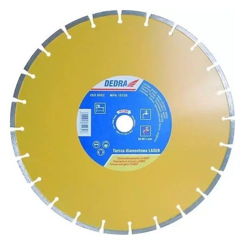 DEDRA Laser 300mm/25,4 szegmentált gyémánt vágókorong H1159