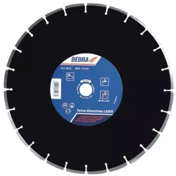   DEDRA Laser Asfalt 300mm/25,4 szegmentált gyémánt vágókorong  H1182