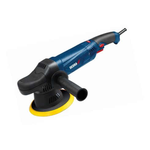 DEDRA Excentrikus-rotációs polírozógép DED7991, teljesítmény 900W, fordulatszám 1500-4500 RPM, két cserélhető talp 125/150mm