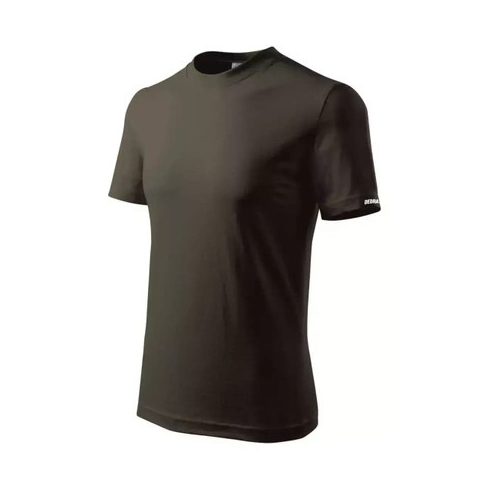 DEDRA Férfi rövid ujjú póló XXL army 100% pamut BH5TA-XXL