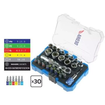 DEDRA Csavarhúzó bitkészlet 30db  18A11S030
