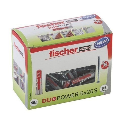 FISCHER Duopower 5x25 S (50db/doboz) 535458