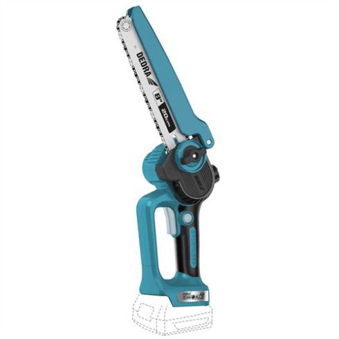 DEDRA Mini akkumulátoros láncfűrész  8", 18V DED7181S