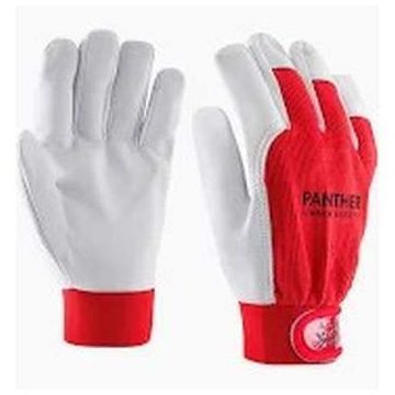   Rock Safety Panther munkavédelmi kecskebőr sofőrkesztyű, pamut kézhát 7-es No.4515 Panther/07