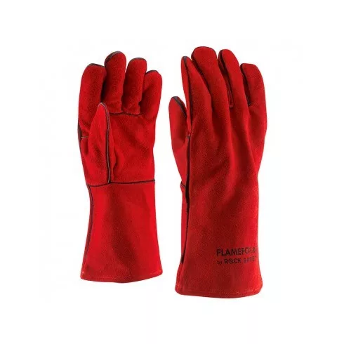 Rock Safety FLAMEFOX-S-GB Marha hasítékbőr hegesztőkesztyű  Méret: 10,5
