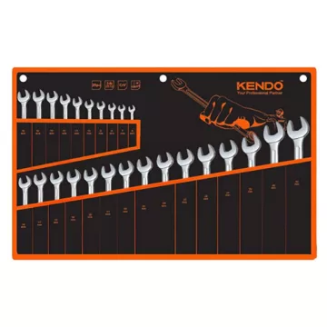 KENDO csillag-villás kulcskészlet 25r. 6-32mm CrV No.15249