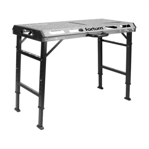 Hordozható hegesztő pad, összecsukható; magasság: 705 - 930 mm