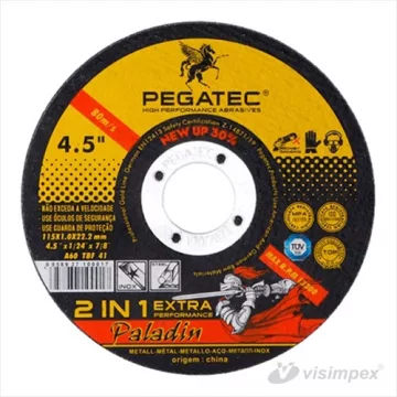 Fém Extra vágókorong 2IN1 METAL/INOX 125x1,0x22,2mm  PEGA