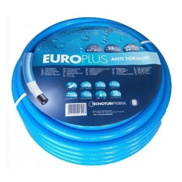   Locsolótömlő 1/2" 25m csavarodásmentes slag Europlus Blue